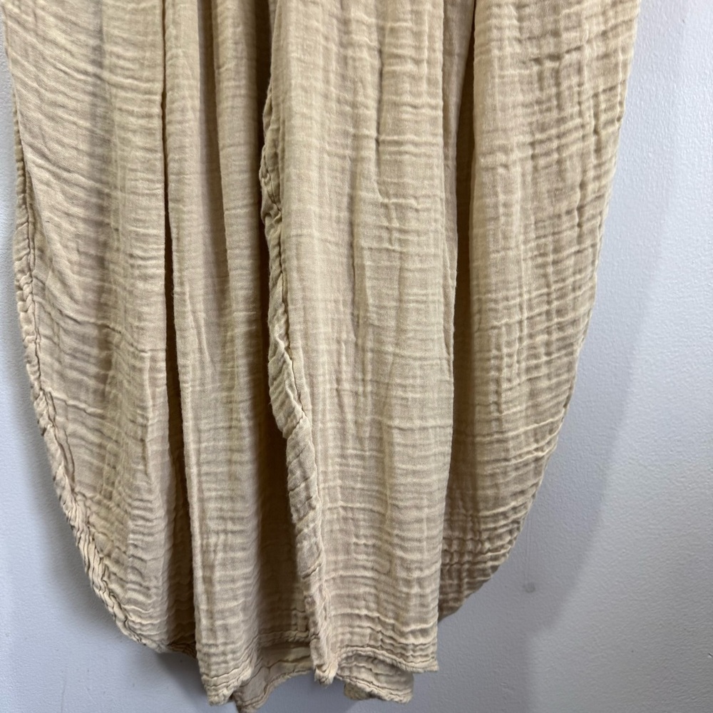 Free People Mikah Tapered Pants in Cream Brûlée Size XL NEW - Picture 6 of 13